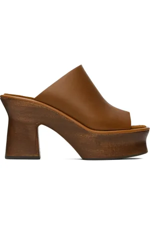Salvatore Ferragamo Brown Samanta Heeled Sandals