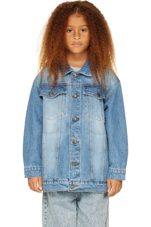 Main Story Kids Blue Faded Denim Jacket