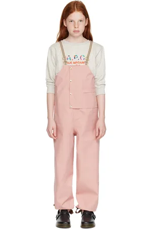 FAIRECHILD Kids Pink Dungaree Rain Pants
