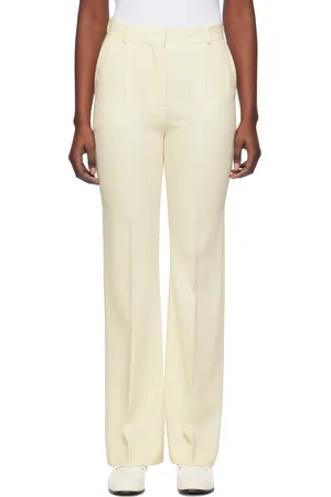 Totême Off-White Evening Trousers