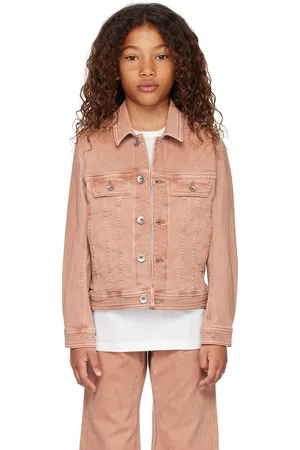 Rick Owens Kids Pink Trucker Denim Jacket