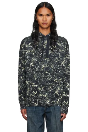 ★Isabel Marant★ Howley Sweatshirt Indigo SW0031HAA1M06H30I Howley Sweatshirt Man black | ISABEL MARANT Official online
