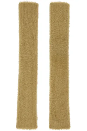 Maison Margiela Beige Brushed Arm Warmers