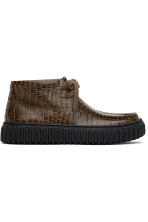 MARTINE ROSE Brown Clarks Edition Torhill Hi Boots