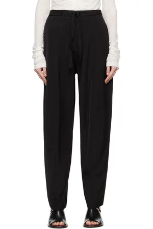 BITE Black Evening Belted Trousers