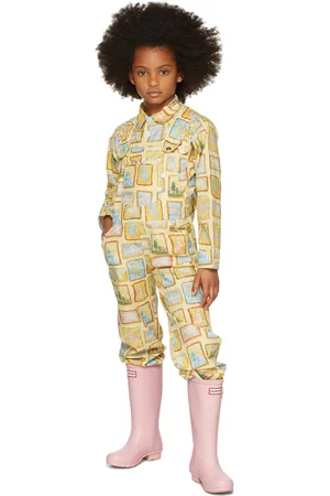 Helmstedt SSENSE Exclusive Kids Yellow Bella Overalls