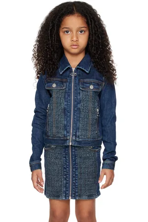 Diesel Kids Blue Jmilo Denim Jacket