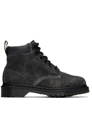 Dr. Martens Gray 939 Stonewashed Suede Boots