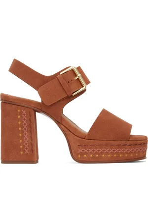 See by Chloé Orange Pheebe Platform Sandals