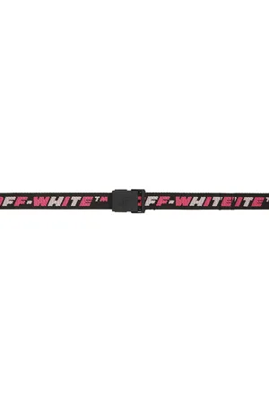 OFF-WHITE Kids Black & Blue Industrial Belt