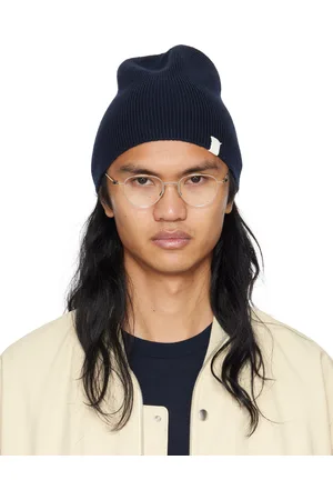Jil Sander Navy Knit Beanie