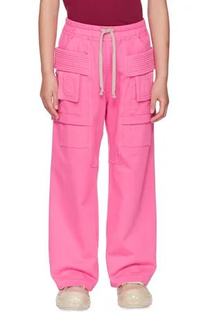 Rick Owens Kids Pink Creatch Cargo Pants