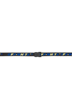OFF-WHITE Kids Black & Pink Industrial Belt