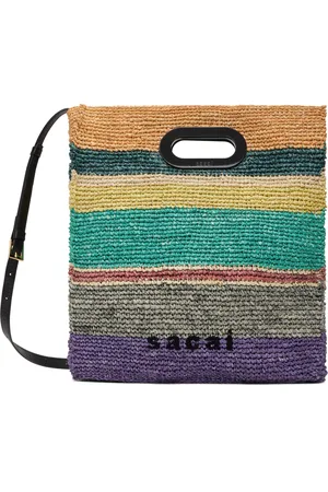 ★25SS 大人気★sacai Raffia New Shopper Bag Sacai Raffia Shopper Bag | ShopSimon