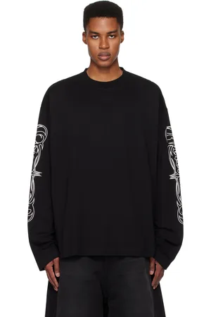 Vetements men's long sleeved t-shirts | FASHIOLA.com