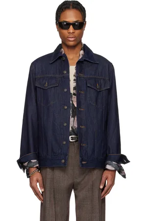 DRIES VAN NOTEN Denim & Jean Jackets - Men | FASHIOLA.com