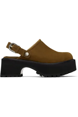[Margesherwood] / ☆ 70's CLOGS / chestnut nubuck Margesherwood 70'S Clogs - Chestnut Nubuck - 46% Off