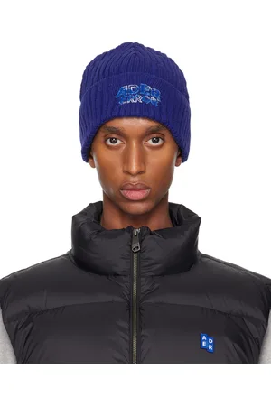 Ader Error Blue Edca Logo Beanie