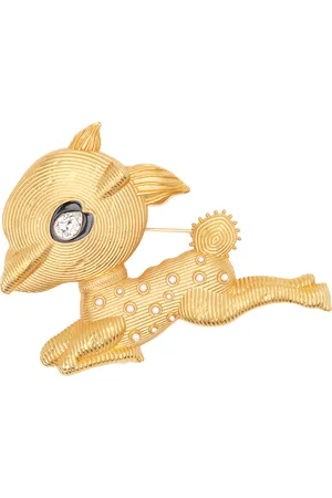 VALENTINO Graphic Brooch