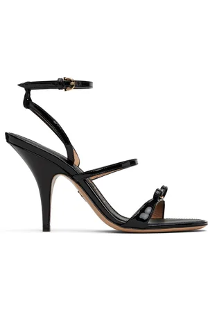 Salvatore Ferragamo Black Strappy Heeled Sandals