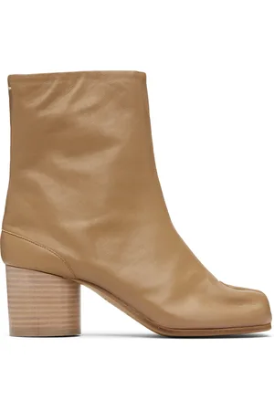 Maison Margiela Beige Tabi Ankle Boots