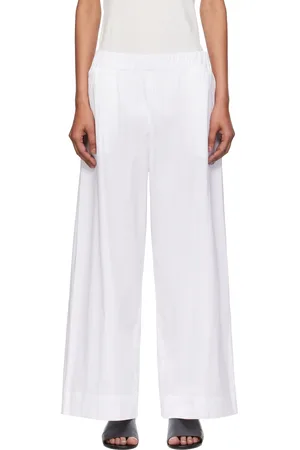 Max Mara White Rio Trousers