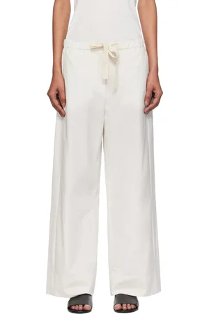 Max Mara Off-White Argento Trousers