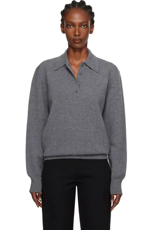 Rohe Gray Compact Knitted Polo
