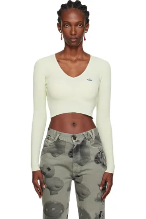 Vivienne Westwood Green Bea Cropped Sweater