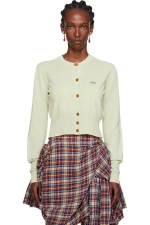 Vivienne Westwood Green Bea Cropped Cardigan