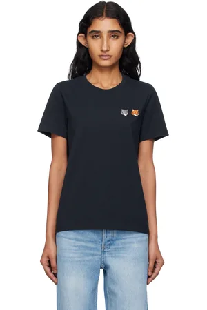 Maison Kitsuné Black Double Bold Fox Head T-shirt