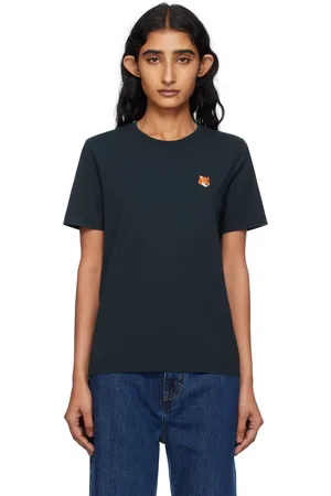 Maison Kitsuné Navy Fox Head T-shirt