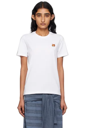 Maison Kitsuné White Fox Head T-shirt