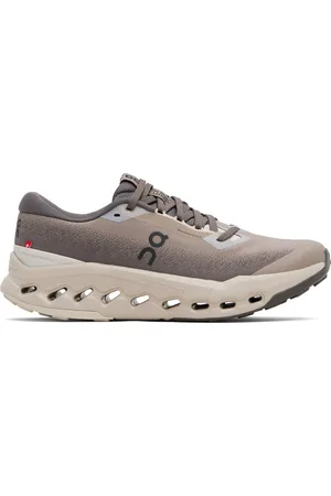On Running Gray Cloudsurfer Trail 2 Waterproof Sneakers