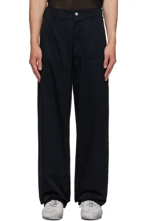 Maison Margiela Black Cotton Trousers