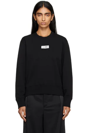 Maison Margiela Black Logo Patch Sweatshirt