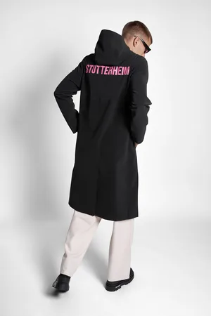 Stutterheim Stockholm Long Matte Print Raincoat