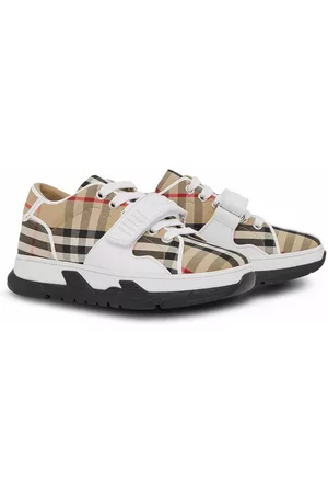 Burberry Boys Sneakers - Boys Cotton Sneakers