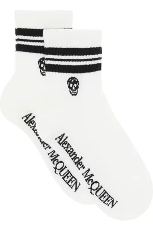 Alexander McQueen Stripe Skull Sport Sock