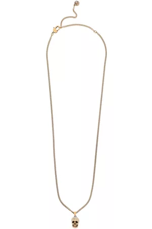 Alexander McQueen Pave Skull Necklace
