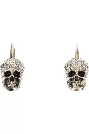 Alexander McQueen Pave Skull Earrings
