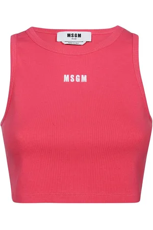 MSGM Ribbed cut-out Tank Top - Farfetch