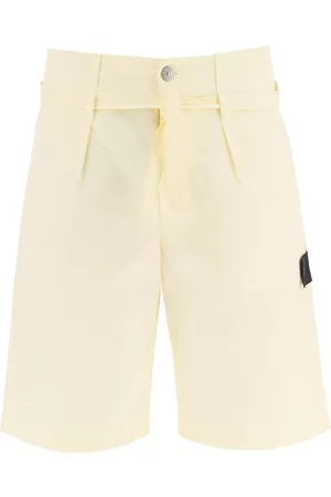 Stone Island Men Shorts - Belted Shorts In Co Ny Ripstop Tc