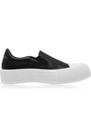 Alexander McQueen Women Casual Shoes - Deck Plimsoll Slip On Sneakers
