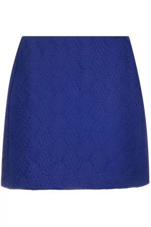 PAROSH Women Mini Skirts - Matelassé High Waisted Mini Skirt