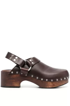 RE/DONE Women Mules - Stud Embellished Mules