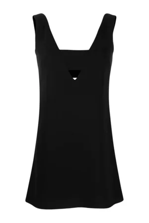 PAROSH Women Shift Dresses - V Neck Shift Dress