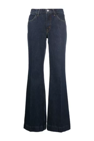 RE/DONE Women Flared Jeans - 70s Low Rise Flared Jeans