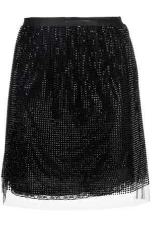 Prada Women Skirts - Crystal Embellished Tulle Skirt
