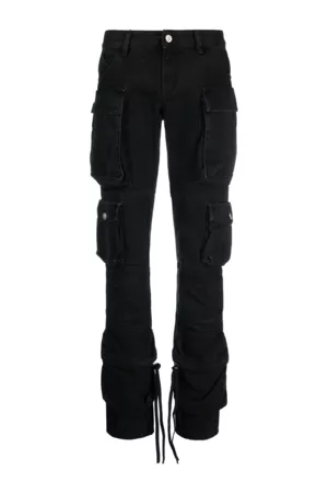 The Attico Women Straight Jeans - Mid Rise Straight Leg Jeans